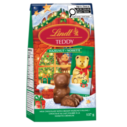 Lindt TEDDY Hazelnut Chocolate Praline Bag 137 g, $7.29/100g