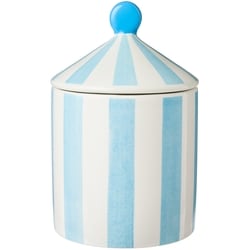 Life at Home Citronella Scented Candle - Blue Stripe 1 ea, $10.00/1ea