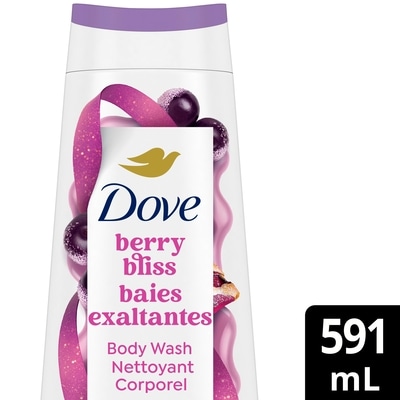 Dove Gel douche, Édition limitée, Délice de baies (Nourrissant en profondeur) 591 ml, 1,69 $/100ml