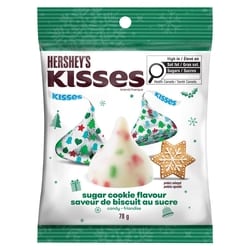 Hershey’s Friandise de temps des fêtes au biscuit au sucre kisses 78 g, 3,83 $/100g