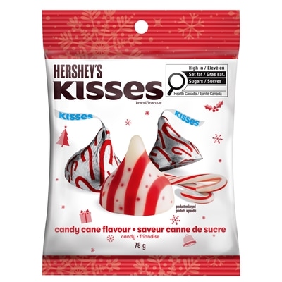 Hershey's Kisses Candy Cane Holiday Candy 78 g, $3.83/100g