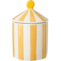 Life at Home Citronella Scented Candle - Yellow Stripe 1 ea, $10.00/1ea