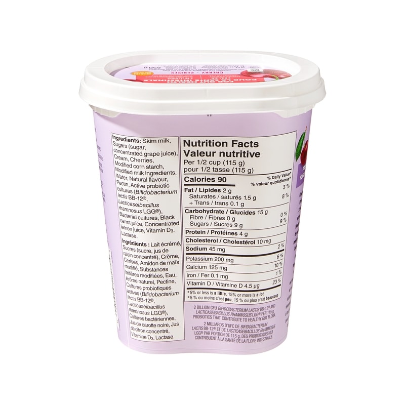Cherry Probiotic Yogurt