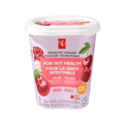 le Choix du Président Yogourt probiotique aux cerises 650 g, 0,54 $/100g