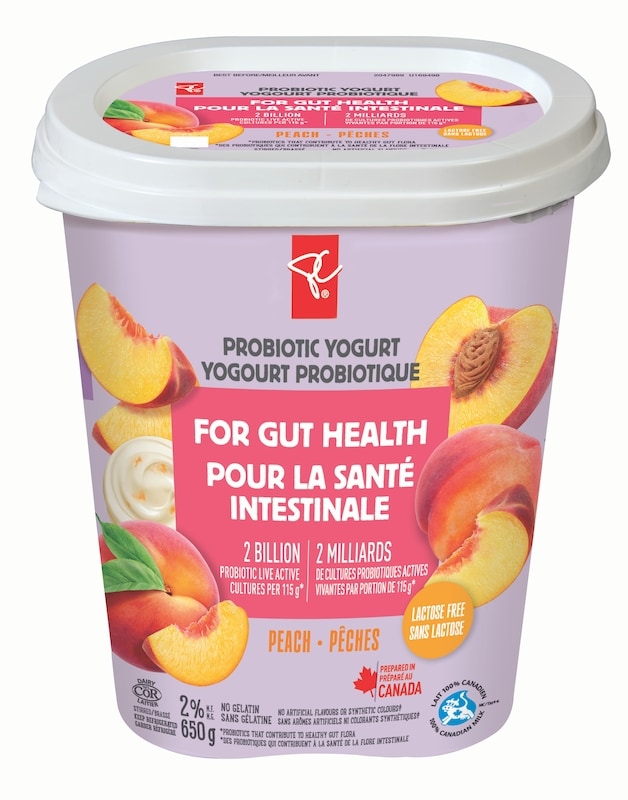 Peach Probiotic Yogurt