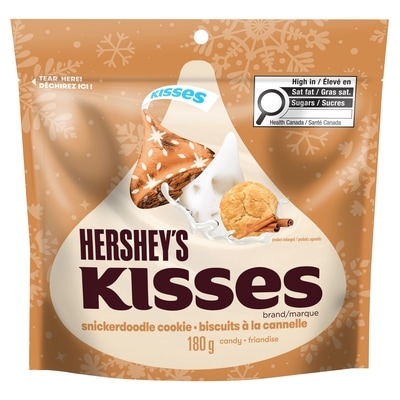 Hershey’s Friandises de noël et du temps des fêtes au biscuit à la cannelle kisses 180 g, 3,33 $/100g