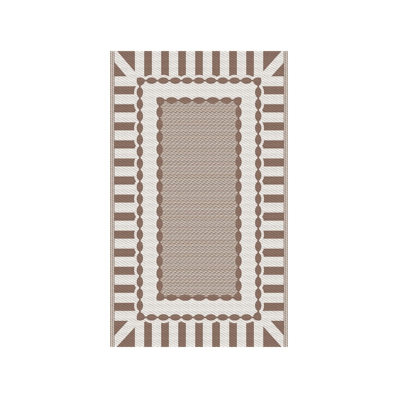Reversible Outdoor Rug - Border