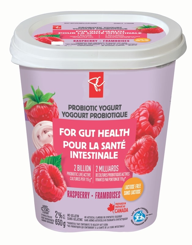 Raspberry Probiotic Yogurt