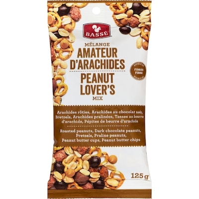 Basse Peanut Lover's Mix 125 g, $1.99/100g