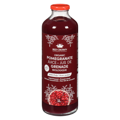 Red Crown Organic Pomegranate Juice With Pulp 1 l, $1.10/100ml