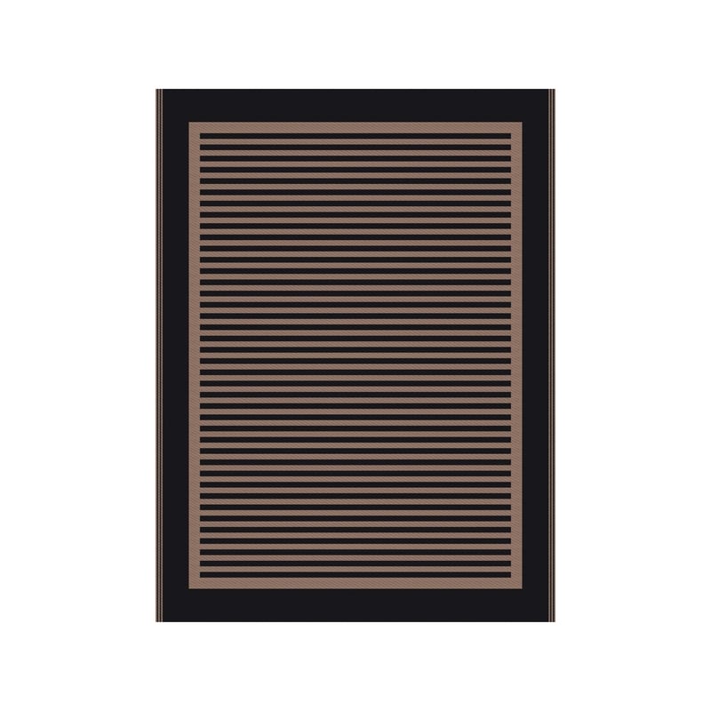 Reversible Outdoor Rug - Border and Stripes
