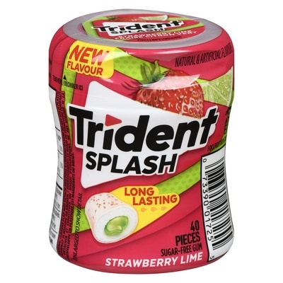 TRIDENT Sugar-Free Gum Strawberry Lime 40 ea, $0.14/1ea