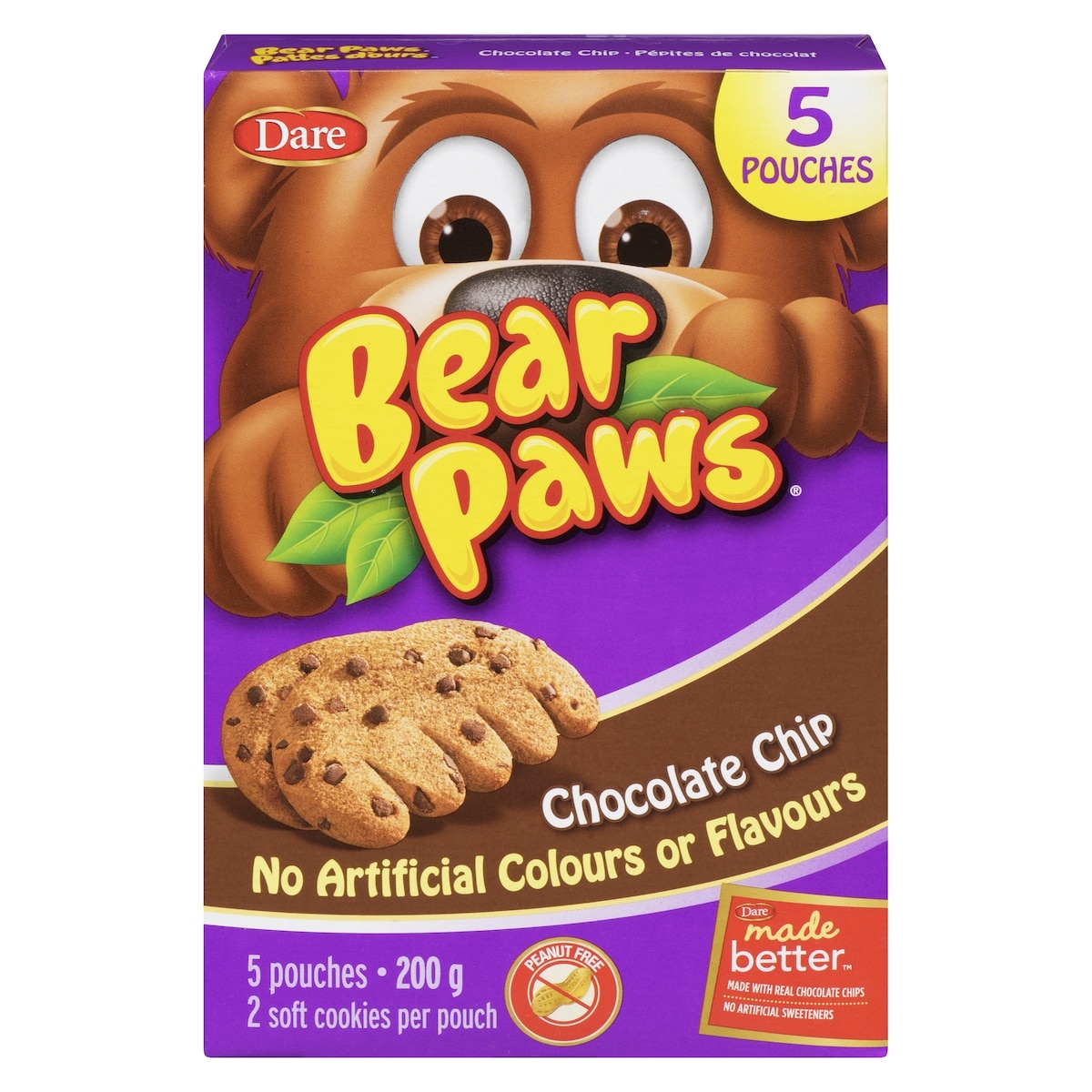 Dare Soft Cookies Chocolate Chip 200 g, $2.50/100g