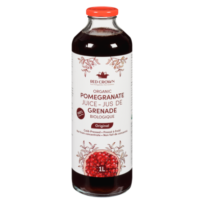 Red Crown Organic Pomegranate Juice Original 1 l, $1.10/100ml