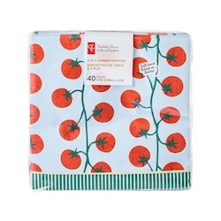 le Choix du Président Lot de 40 serviettes de table à 3 plis – tomates 40 ea, 0,13 $/1ch