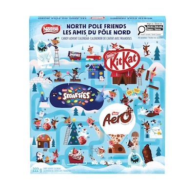 Nestlé Calendrier de l’avent Les amis du pôle Nord 222 g, 7,21 $/100g