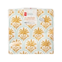 le Choix du Président Lot de 40 serviettes de table à 3 plis – palmier festonné 40 ea, 0,13 $/1ch