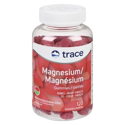 Trace Minerals Magnesium Gummies Watermelon 120 ea, $0.25/1ea