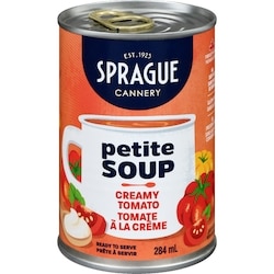 Sprague Petite soup tomate à la crème format malin 284 ml, 1,05&nbsp;$/100ml