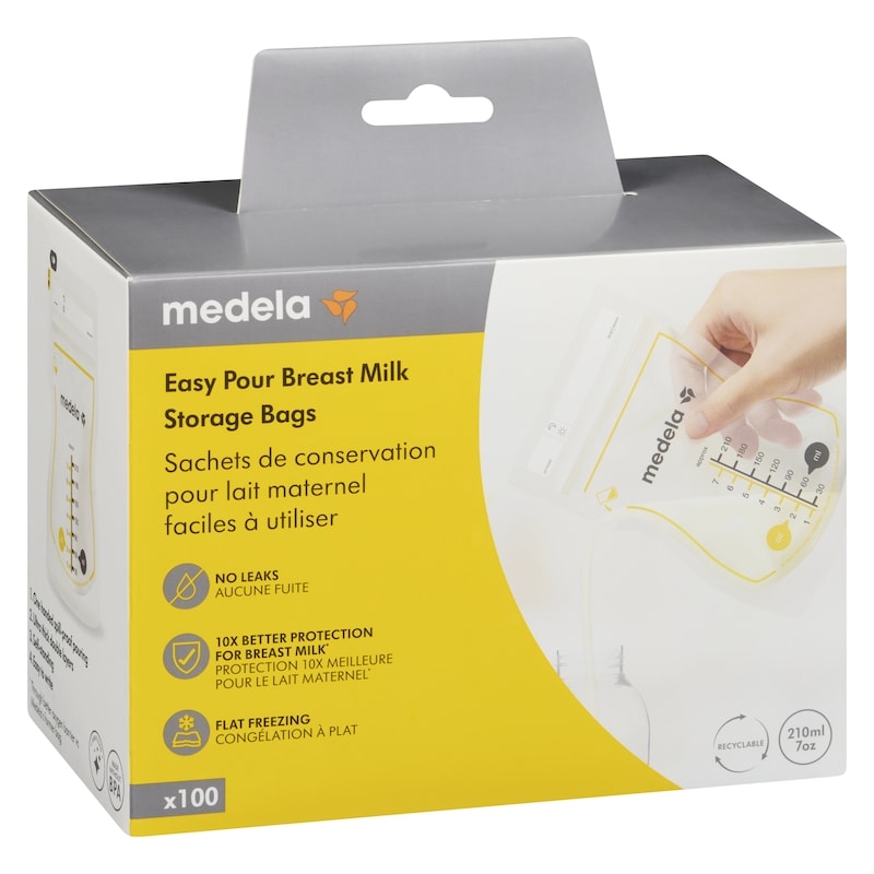 Easy Pour Breast Milk Storage Bags