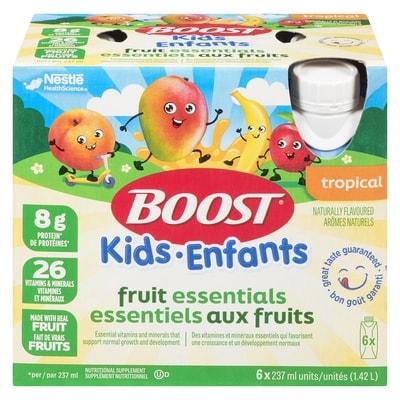 Nestle Health Science BOOST pour enfants Essentiels Fruits tropicaux 6x237.0 ml, 6,32 $/100ml