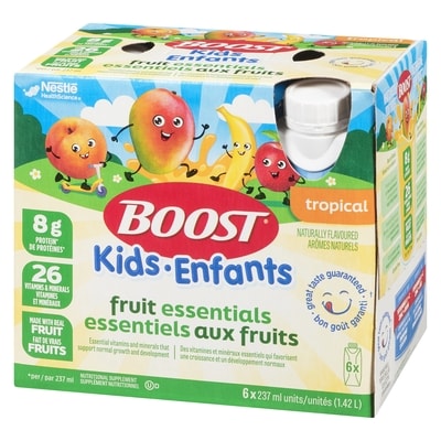 BOOST pour enfants Essentiels Fruits tropicaux