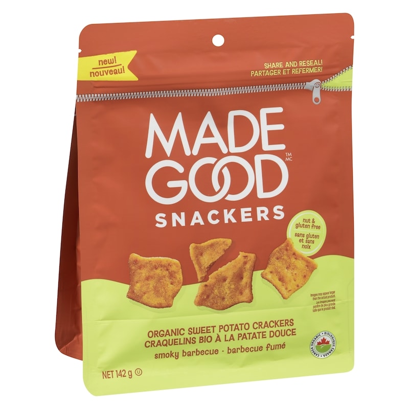 Organic Sweet Potato Crackers Smoky Barbecue