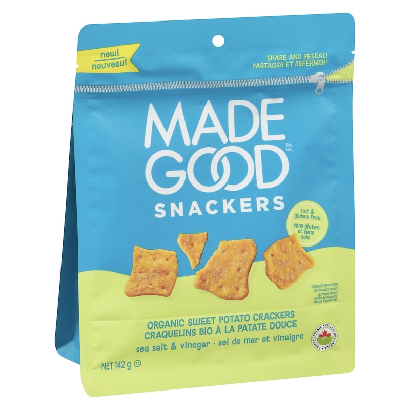 Organic Sweet Potato Crackers Sea Salt & Vinegar