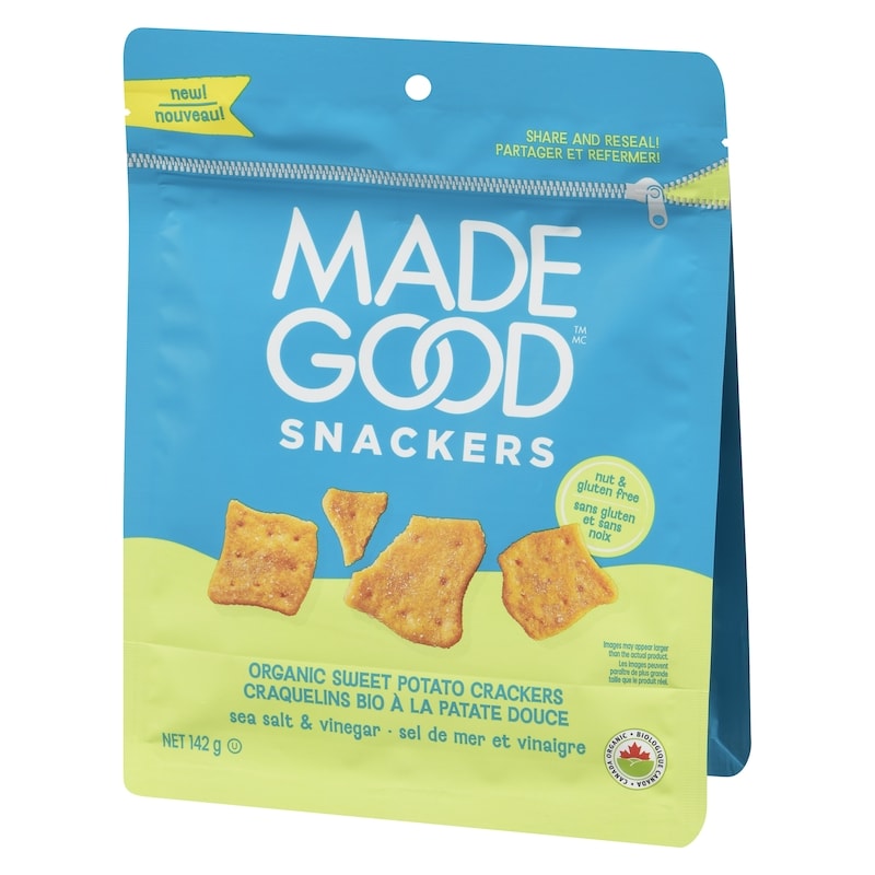 Organic Sweet Potato Crackers Sea Salt & Vinegar