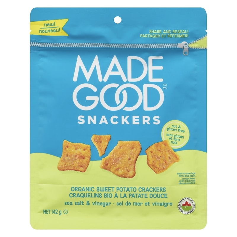 Organic Sweet Potato Crackers Sea Salt & Vinegar