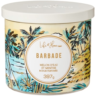 Life at Home Bougie parfumée à 3 mèches Barbade 1 ea, 16,00 $/1ch