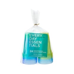 Everyday Essentials Tinted Party Cups 24 Pack - Cool 24 ea, $0.15/1ea
