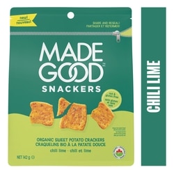 Made Good Organic Sweet Potato Crackers Chili Lime 142 g, $4.78/100g