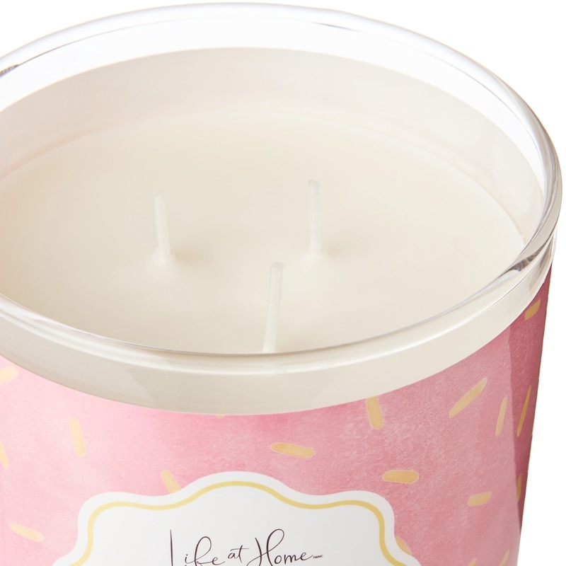 Strawberry Amore Scented 3-Wick Candle