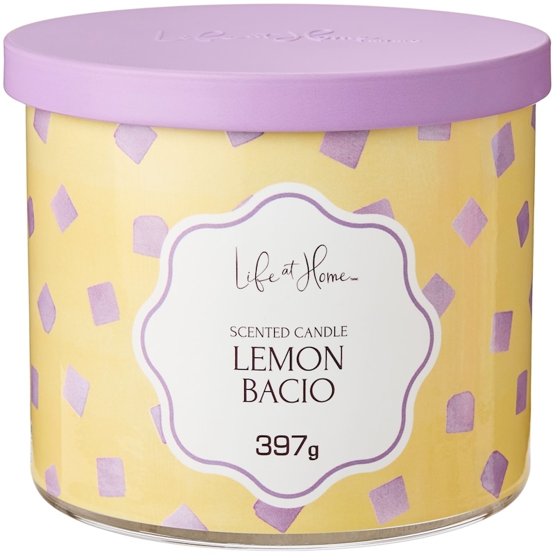 Lemon Bacio Scented 3-Wick Candle