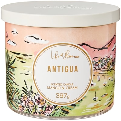Life at Home Antigua Scented 3-Wick Candle 1 ea, $16.00/1ea