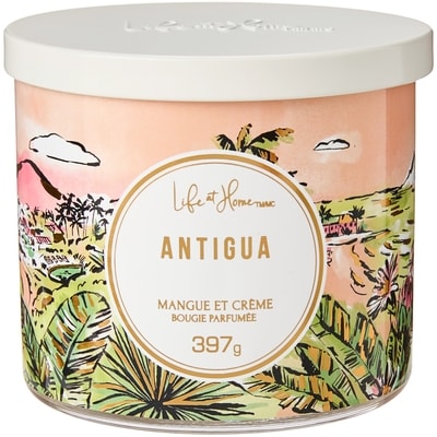 Life at Home Bougie parfumée à 3 mèches Antigua 1 ea, 16,00 $/1ch