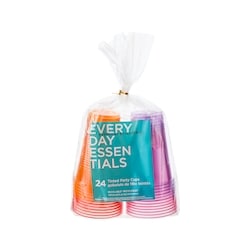 Everyday Essentials Tinted Party Cups 24 Pack - Warm 24 ea, $0.15/1ea
