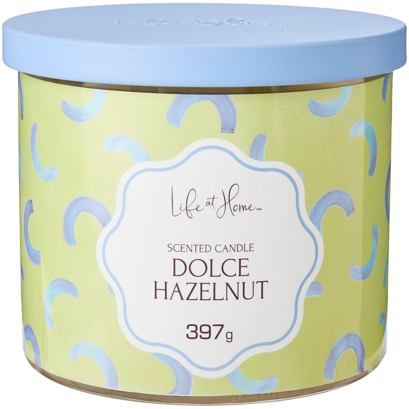 Dolce Hazelnut Scented 3-Wick Candle