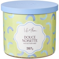 Life at Home Bougie parfumée à 3 mèches Douce noisette 1 ea, 16,00 $/1ch
