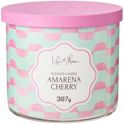 Life at Home Amarena Cherry Scented 3-Wick Candle 1 ea, $16.00/1ea