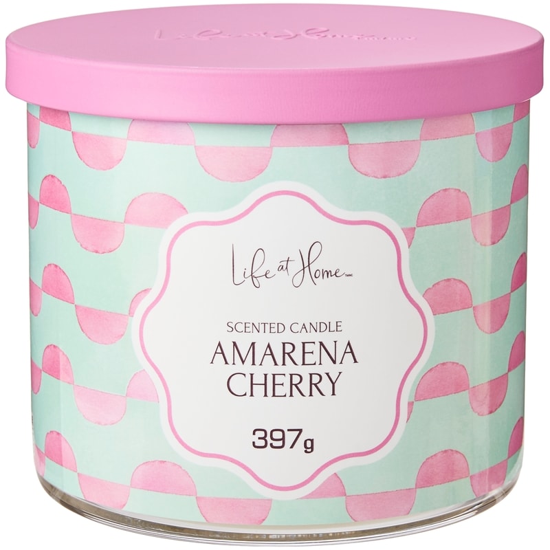 Amarena Cherry Scented 3-Wick Candle