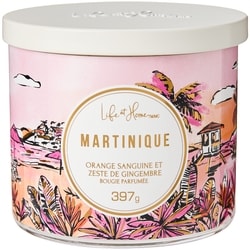 Life at Home Bougie parfumée à 3 mèches Martinique 1 ea, 16,00 $/1ch