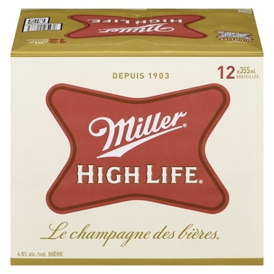Miller Bière (Pièce d’identité requise au moment du ramassage) 12x355.0 ml, 0,52 $/100ml