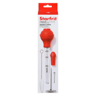 Starfrit 5-Piece Set Sauce Baster & Thermometer 1 ea, $17.49/1ea