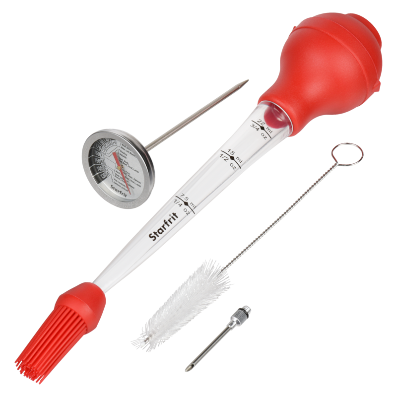 5-Piece Set Sauce Baster & Thermometer