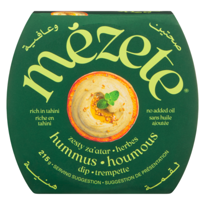 Mezete Hummus Zesty Za'atar 215 g, $1.86/100g