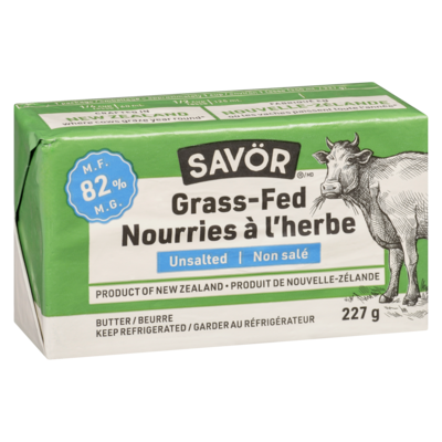 Grass-Fed Butter Unsalted 82 % M.F.