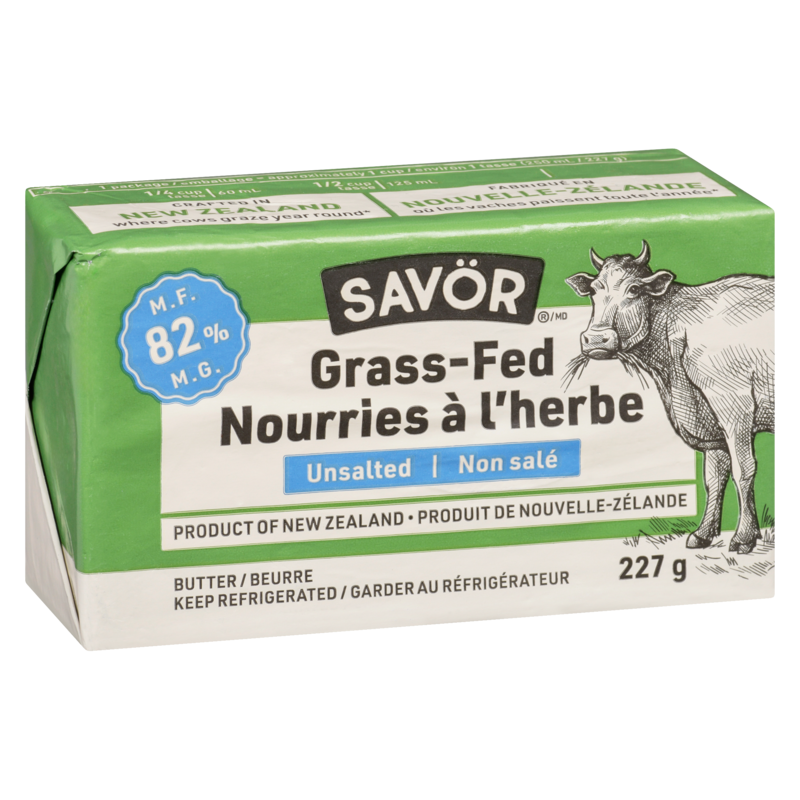 Grass-Fed Butter Unsalted 82 % M.F.