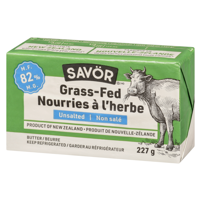Grass-Fed Butter Unsalted 82 % M.F.